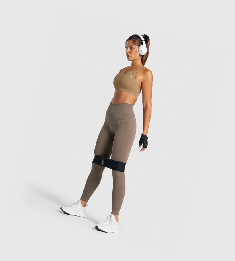 Gymshark Adapt Fleck Seamless Naisten Urheiluliivit Vaaleanruskea | FDRXWP528