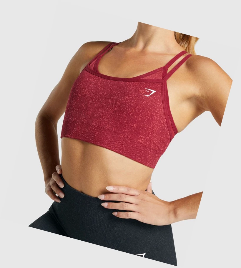 Gymshark Adapt Fleck Seamless Naisten Urheiluliivit Viininpunainen | PQGMRL870