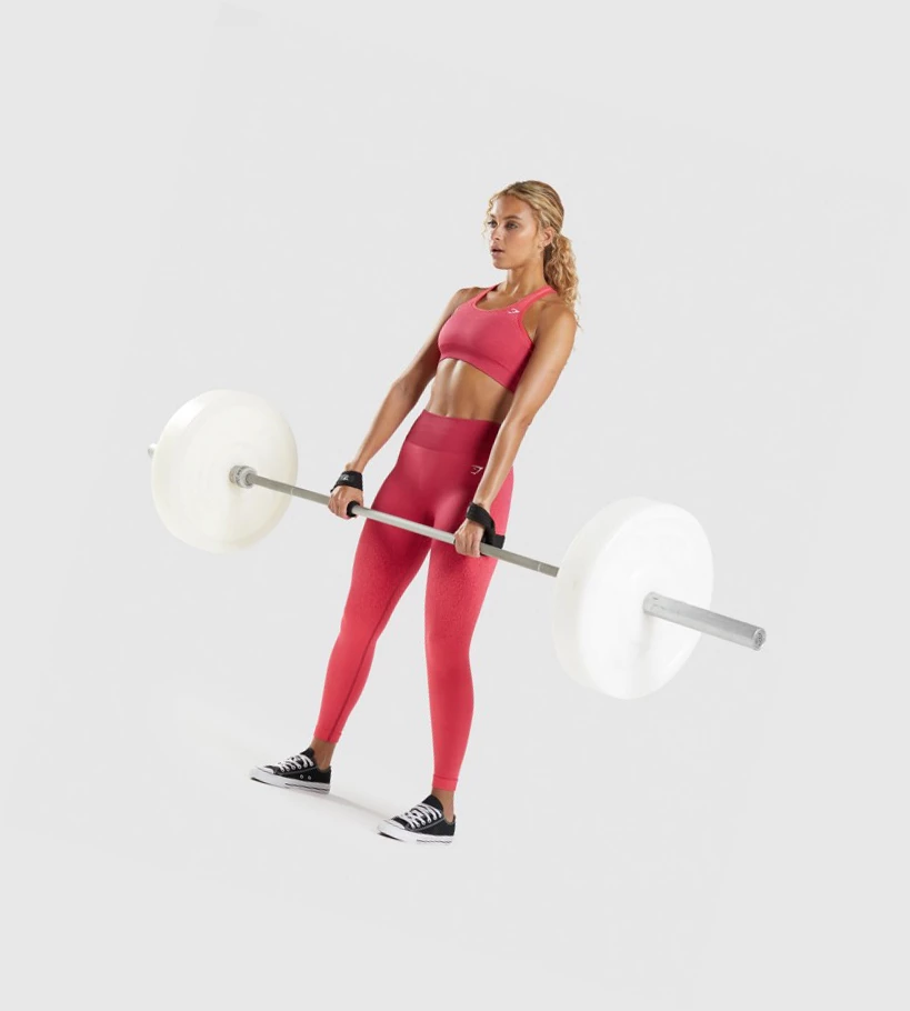 Gymshark Adapt Ombre Seamless Naisten Urheiluliivit Pinkki Punainen | EMOPTI065