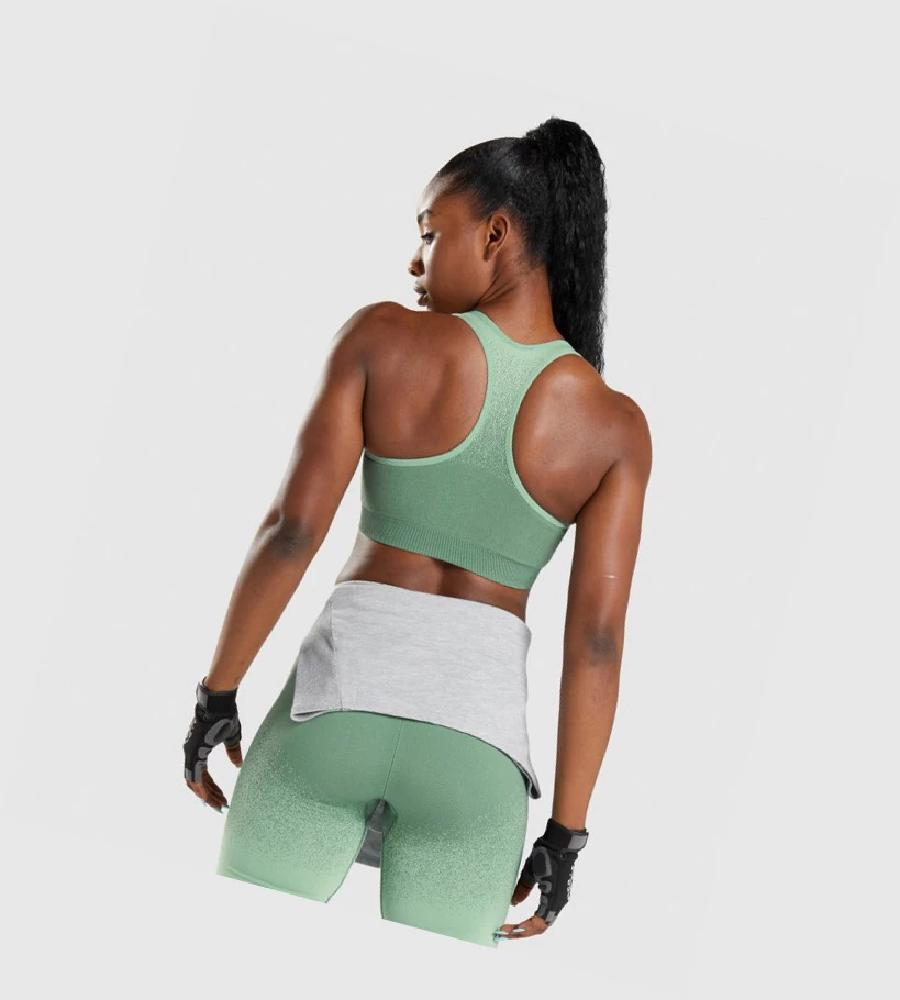 Gymshark Adapt Ombre Seamless Naisten Urheiluliivit Vihreä Vaaleanvihreä | UHYOVB608