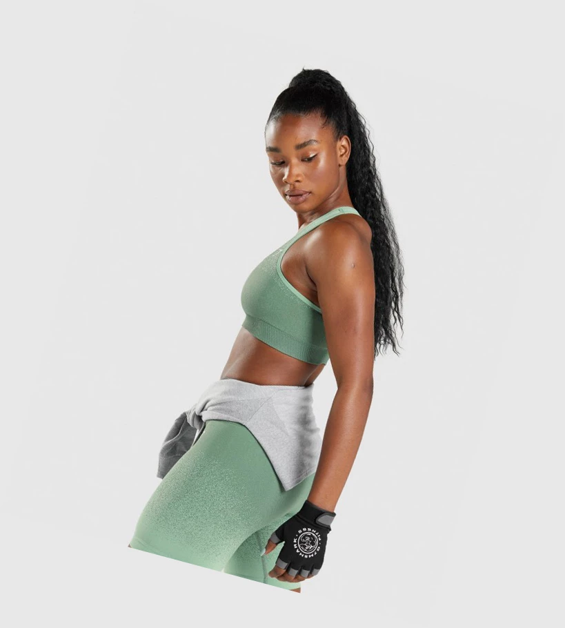 Gymshark Adapt Ombre Seamless Naisten Urheiluliivit Vihreä Vaaleanvihreä | UHYOVB608