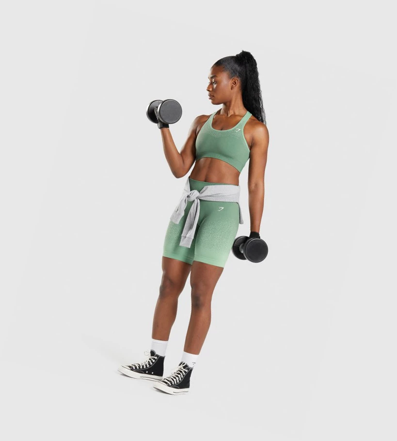 Gymshark Adapt Ombre Seamless Naisten Urheiluliivit Vihreä Vaaleanvihreä | UHYOVB608
