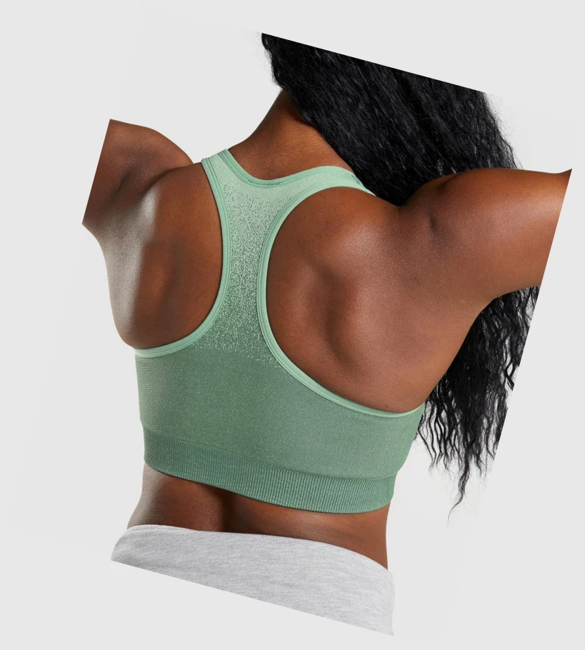 Gymshark Adapt Ombre Seamless Naisten Urheiluliivit Vihreä Vaaleanvihreä | UHYOVB608