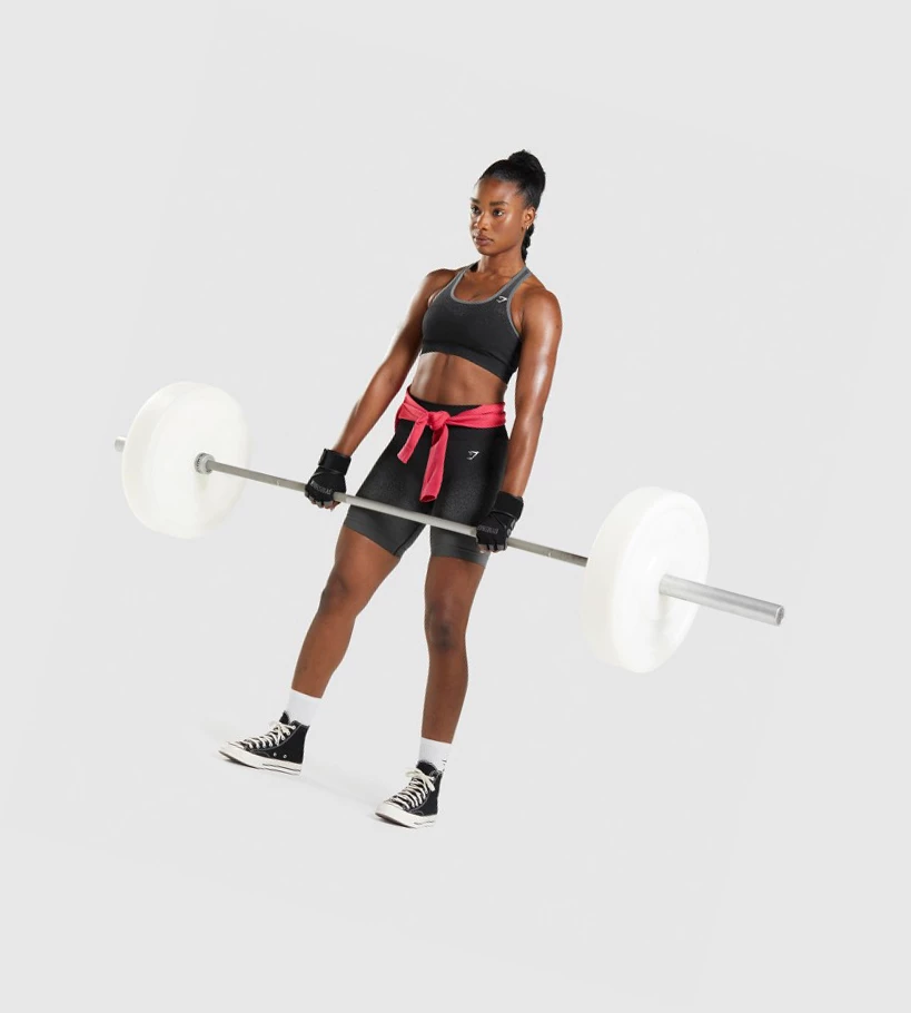 Gymshark Adapt Ombre Seamless Naisten Urheiluliivit Mustat Harmaat | WQUJZE783