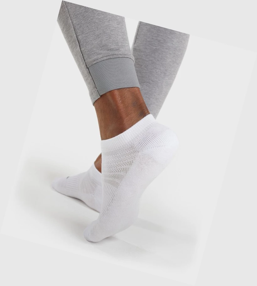 Gymshark Ankle 3pk Naisten Sukat Valkoinen | OGKDXS647
