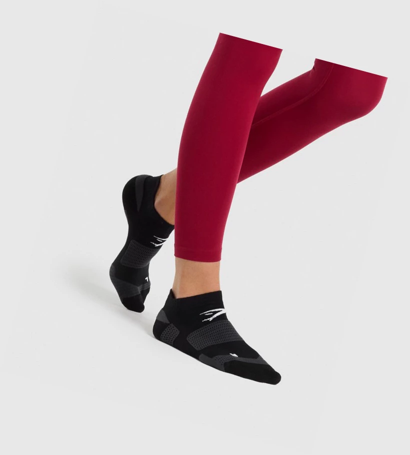 Gymshark Ankle Performance Miesten Sukat Mustat | BMQLPV120