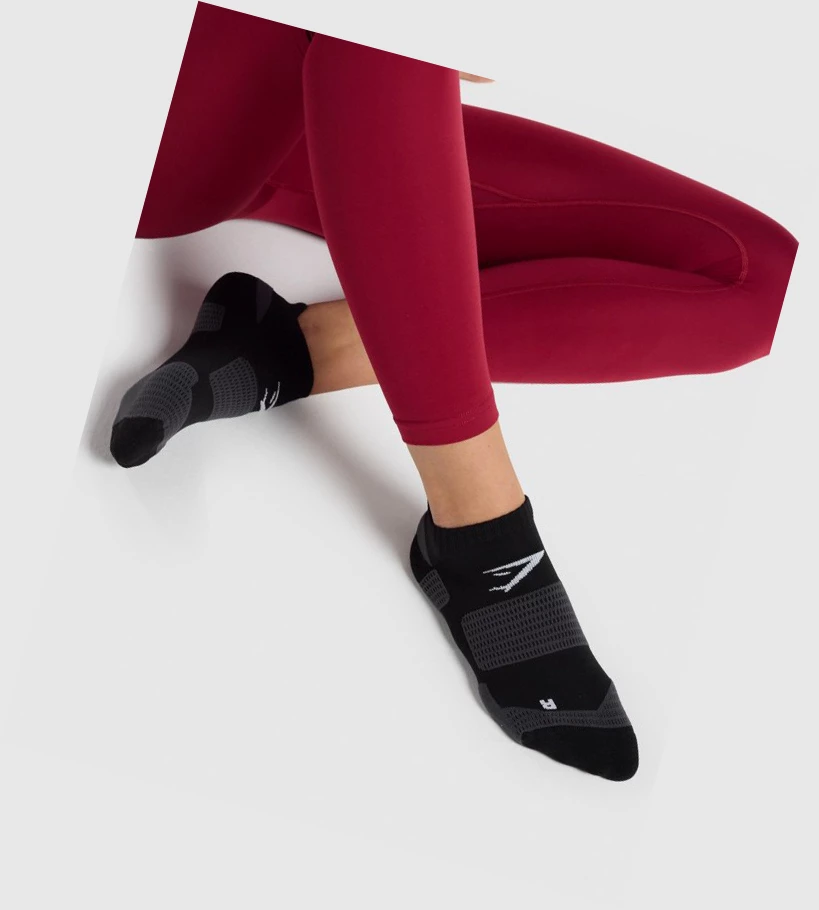 Gymshark Ankle Performance Miesten Sukat Mustat | BMQLPV120
