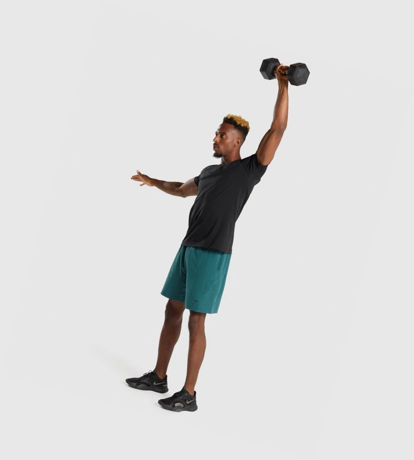 Gymshark Apex Contrast Miesten T Paidat Mustat | SLNTBK672