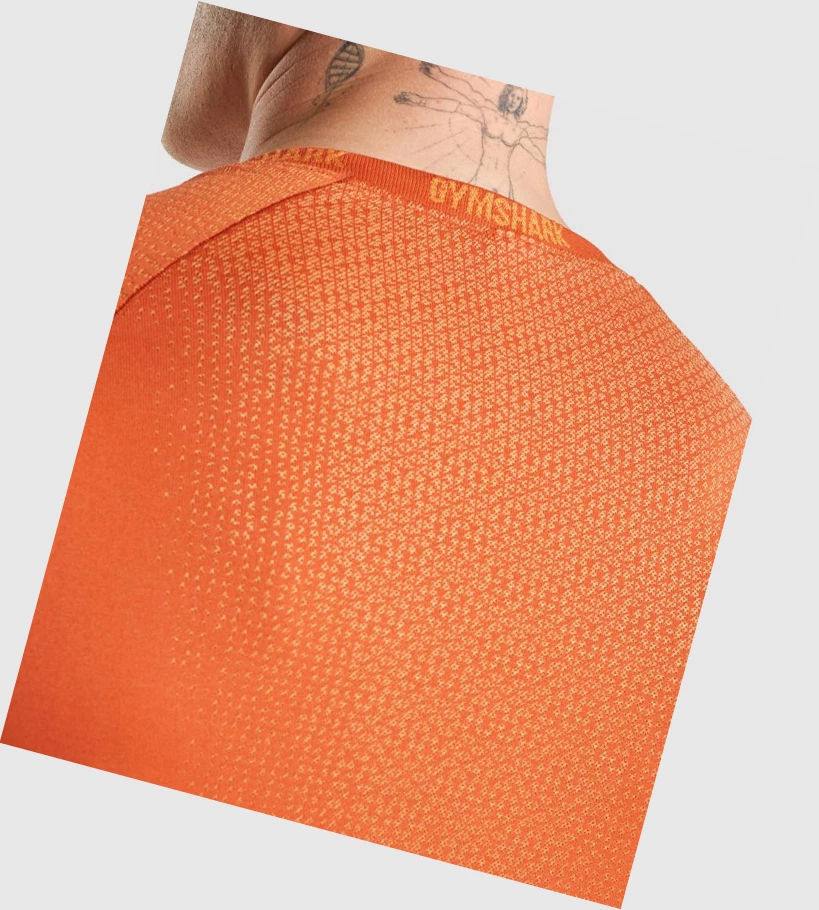 Gymshark Apex Contrast Miesten T Paidat Punainen | SOJCAB695