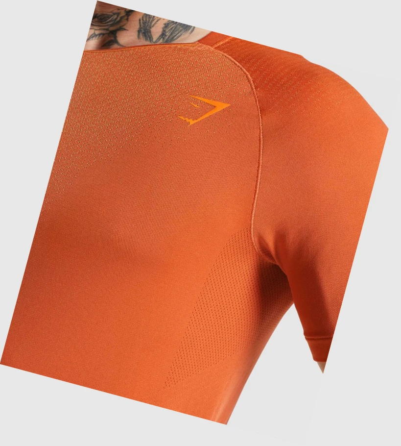 Gymshark Apex Contrast Miesten T Paidat Punainen | SOJCAB695