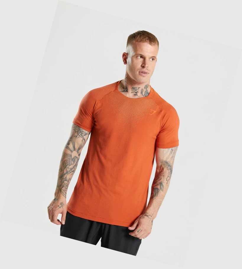 Gymshark Apex Contrast Miesten T Paidat Punainen | SOJCAB695
