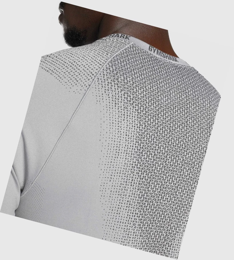 Gymshark Apex Contrast Seamless Miesten T Paidat Harmaat | BYMVEQ250