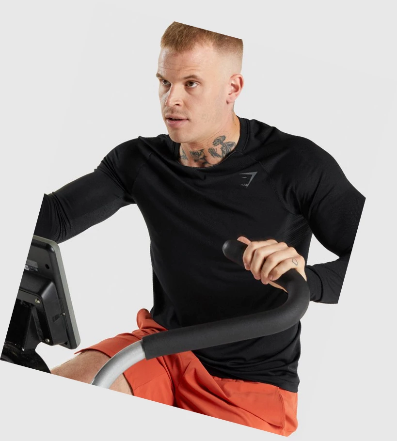 Gymshark Apex Miesten T Paidat Mustat | TFDOXA943