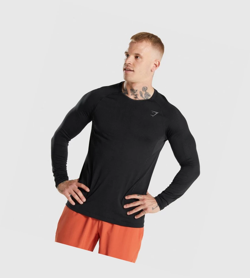 Gymshark Apex Miesten T Paidat Mustat | TFDOXA943
