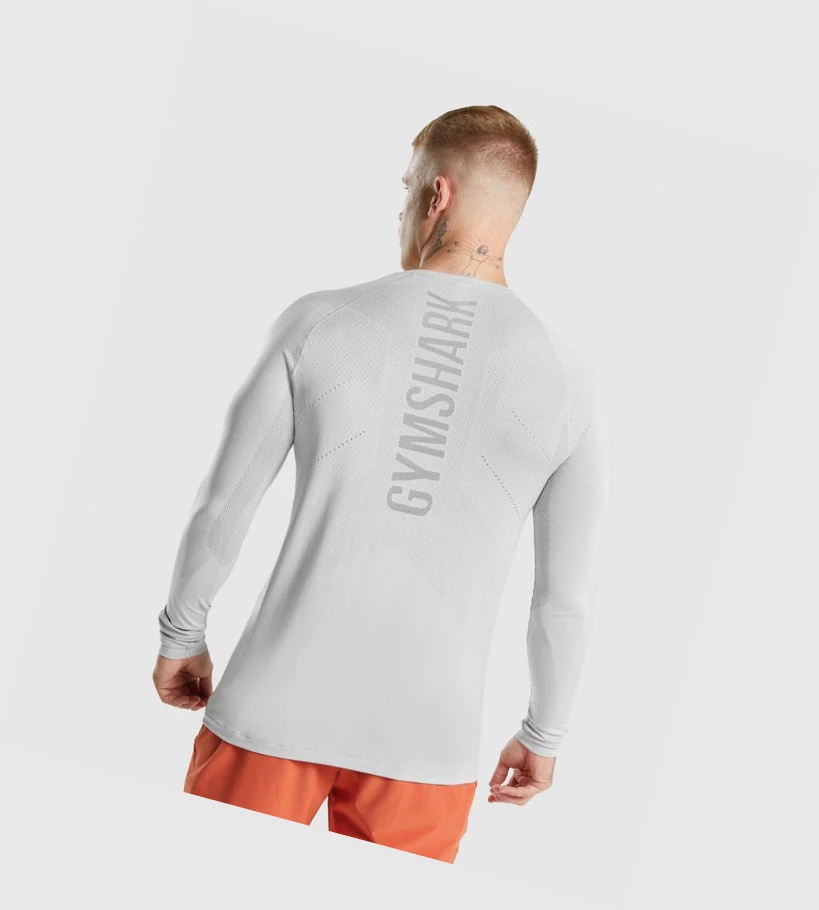 Gymshark Apex Miesten T Paidat Vaaleanharmaat Harmaat | LCRVOK517