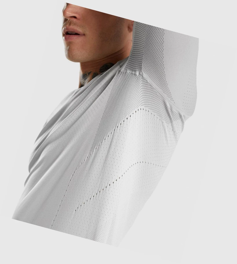 Gymshark Apex Miesten T Paidat Vaaleanharmaat Harmaat | LCRVOK517