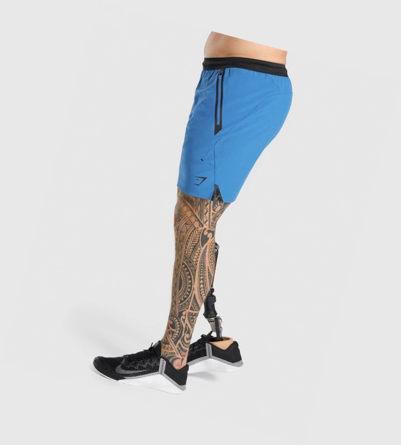 Gymshark Apex Perform Miesten Shortsit Sininen | XUQZSA017