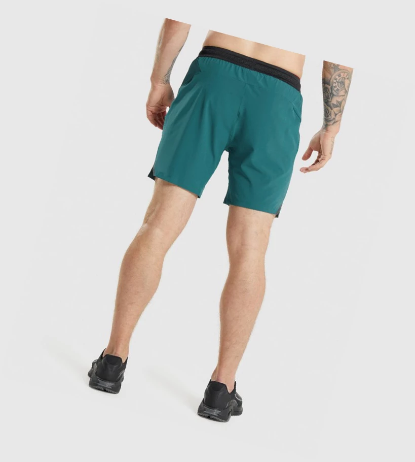 Gymshark Apex Perform Miesten Shortsit Turkoosi | KESBJU895