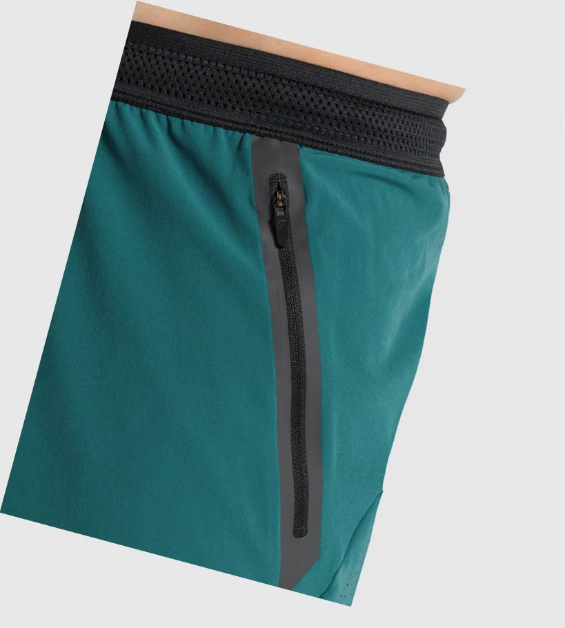 Gymshark Apex Perform Miesten Shortsit Turkoosi | KESBJU895