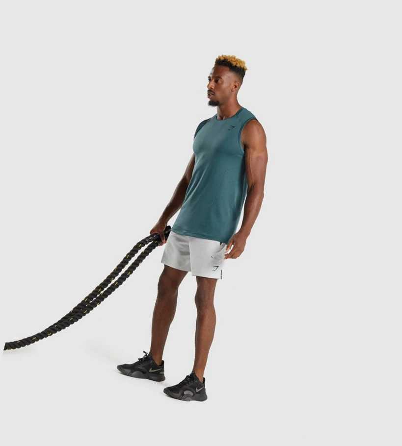 Gymshark Apex Perform Miesten Shortsit Vaaleanharmaat | QUNWMO623