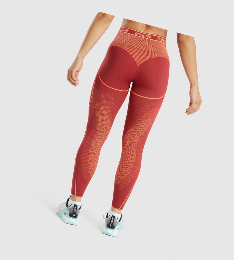 Gymshark Apex Seamless High Rise High Waisted Naisten Leggingsit Viininpunainen | DCHGLK248