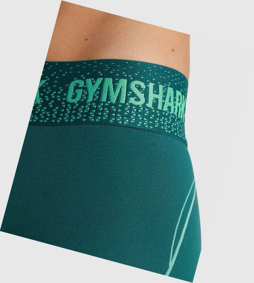 Gymshark Apex Seamless Low Rise Naisten Shortsit Turkoosi | JQRHTG952