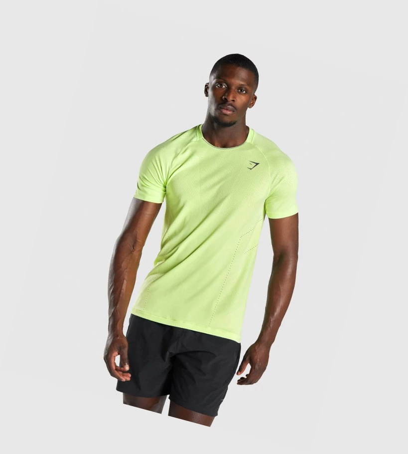 Gymshark Apex Seamless Miesten T Paidat Vihreä | PRMNBW194