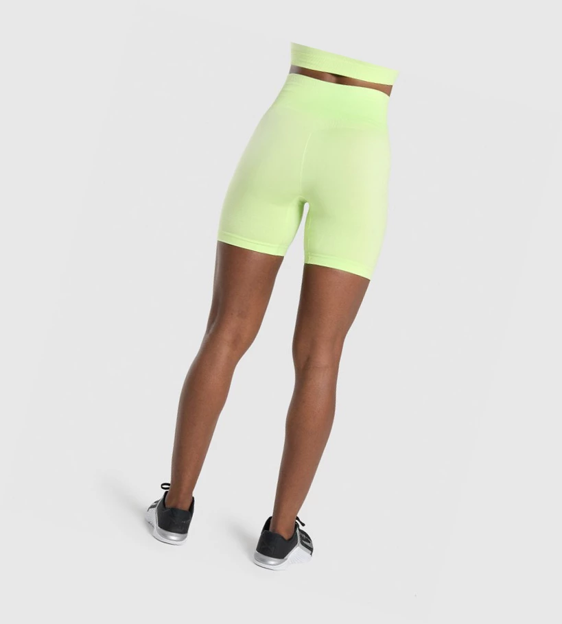 Gymshark Apex Seamless Naisten Shortsit Vihreä Vaaleanvihreä | UTFCEA364