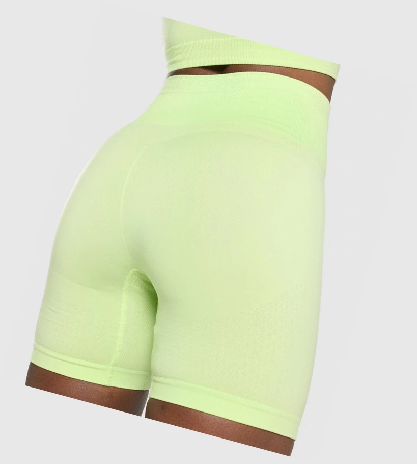 Gymshark Apex Seamless Naisten Shortsit Vihreä Vaaleanvihreä | UTFCEA364