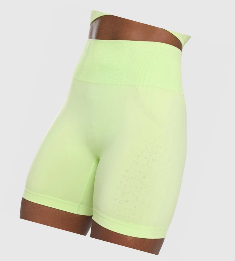 Gymshark Apex Seamless Naisten Shortsit Vihreä Vaaleanvihreä | UTFCEA364