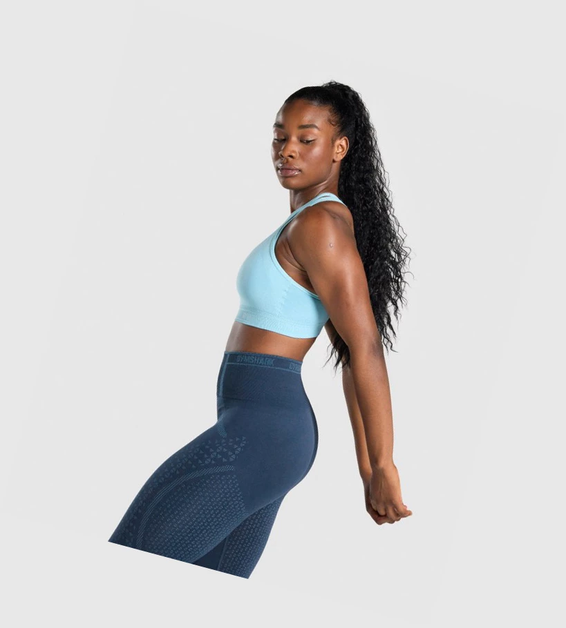 Gymshark Apex Seamless Naisten Urheiluliivit Vaaleansininen | AKJIDW354