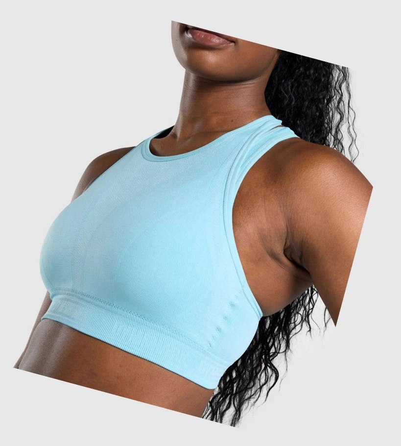 Gymshark Apex Seamless Naisten Urheiluliivit Vaaleansininen | AKJIDW354