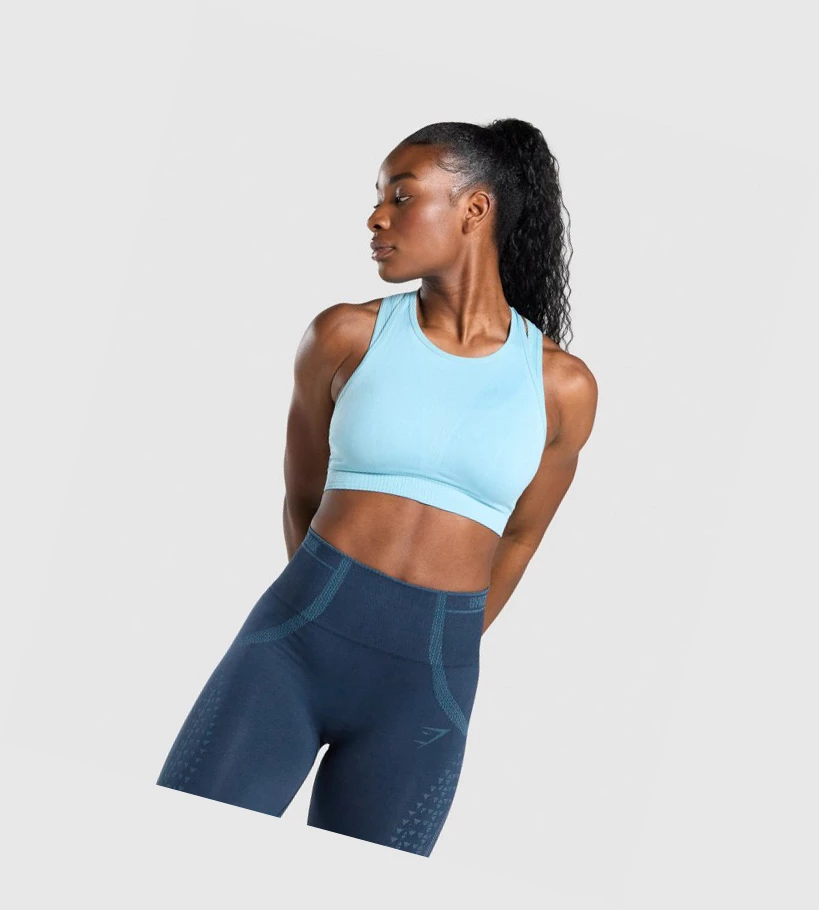 Gymshark Apex Seamless Naisten Urheiluliivit Vaaleansininen | AKJIDW354