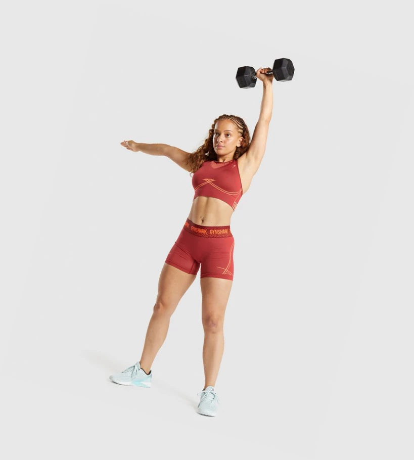 Gymshark Apex Seamless Naisten Urheiluliivit Viininpunainen | LNIXDY068
