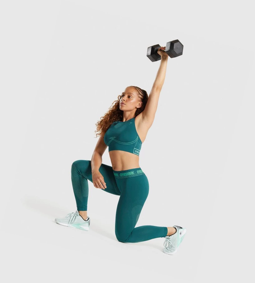 Gymshark Apex Seamless Naisten Urheiluliivit Turkoosi | VMZEUW182