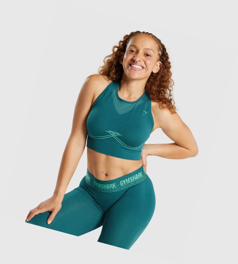 Gymshark Apex Seamless Naisten Urheiluliivit Turkoosi | VMZEUW182