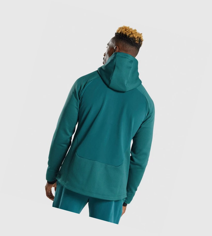 Gymshark Apex Zip Miesten Vaatteet Turkoosi | QGMSDW473
