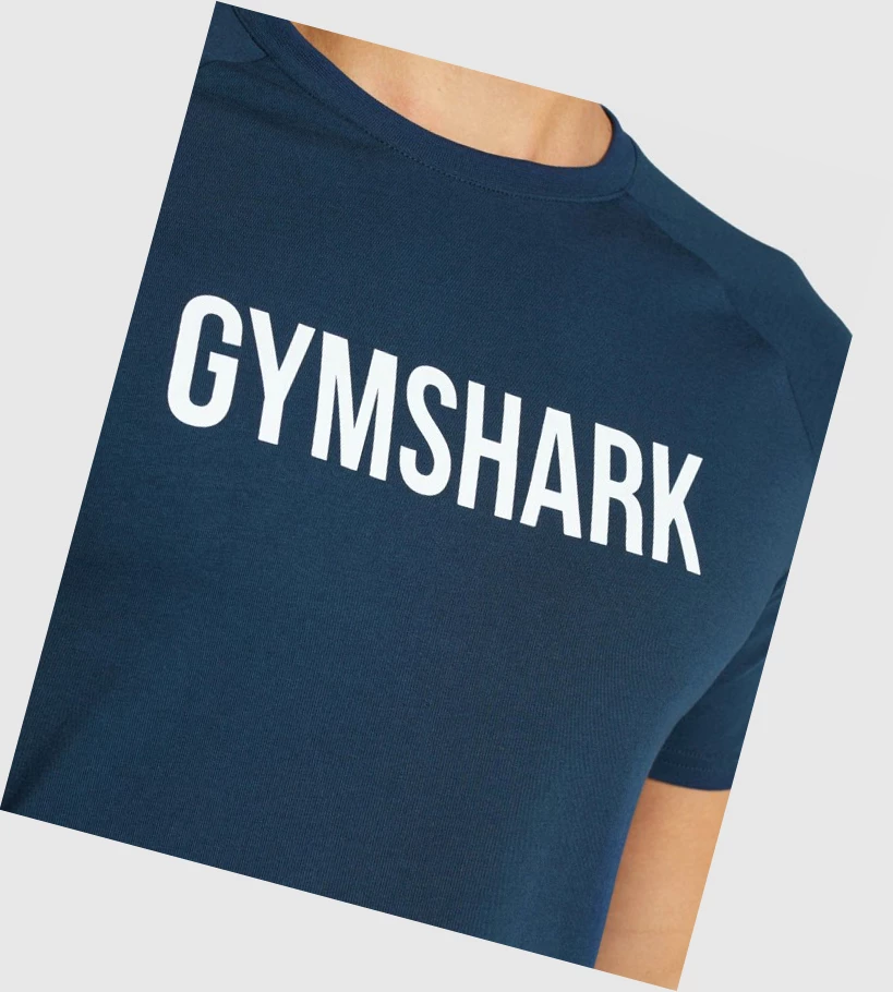 Gymshark Apollo Miesten T Paidat Laivastonsininen | MHZSIN182