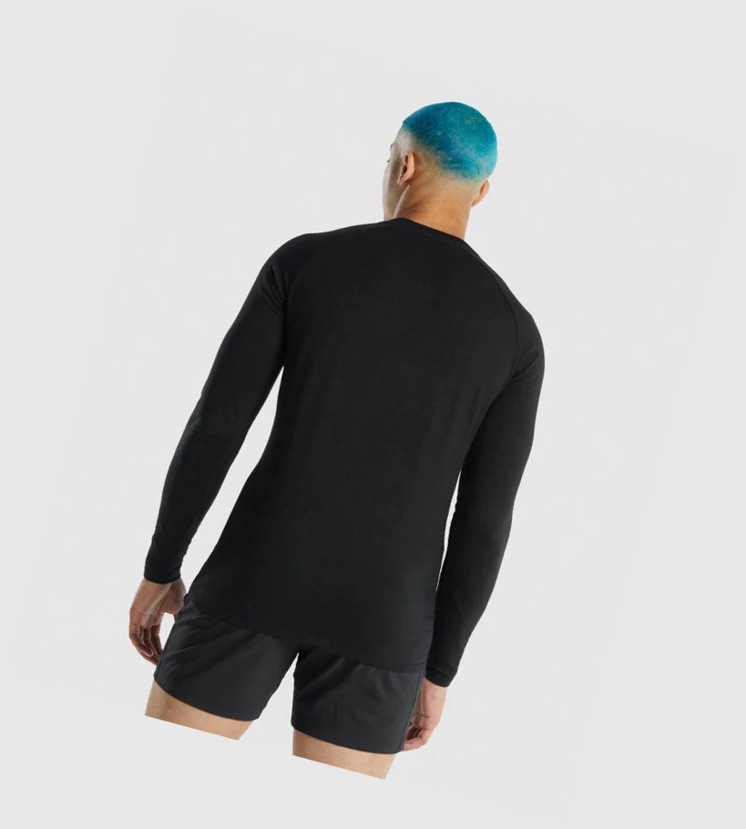 Gymshark Apollo Miesten T Paidat Mustat | MTFLUD327