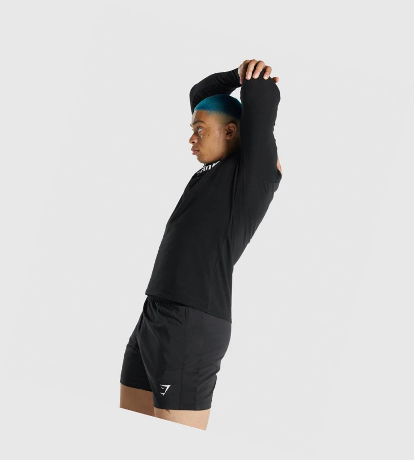 Gymshark Apollo Miesten T Paidat Mustat | MTFLUD327