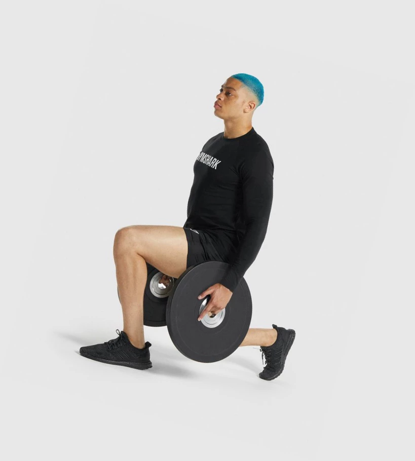 Gymshark Apollo Miesten T Paidat Mustat | MTFLUD327