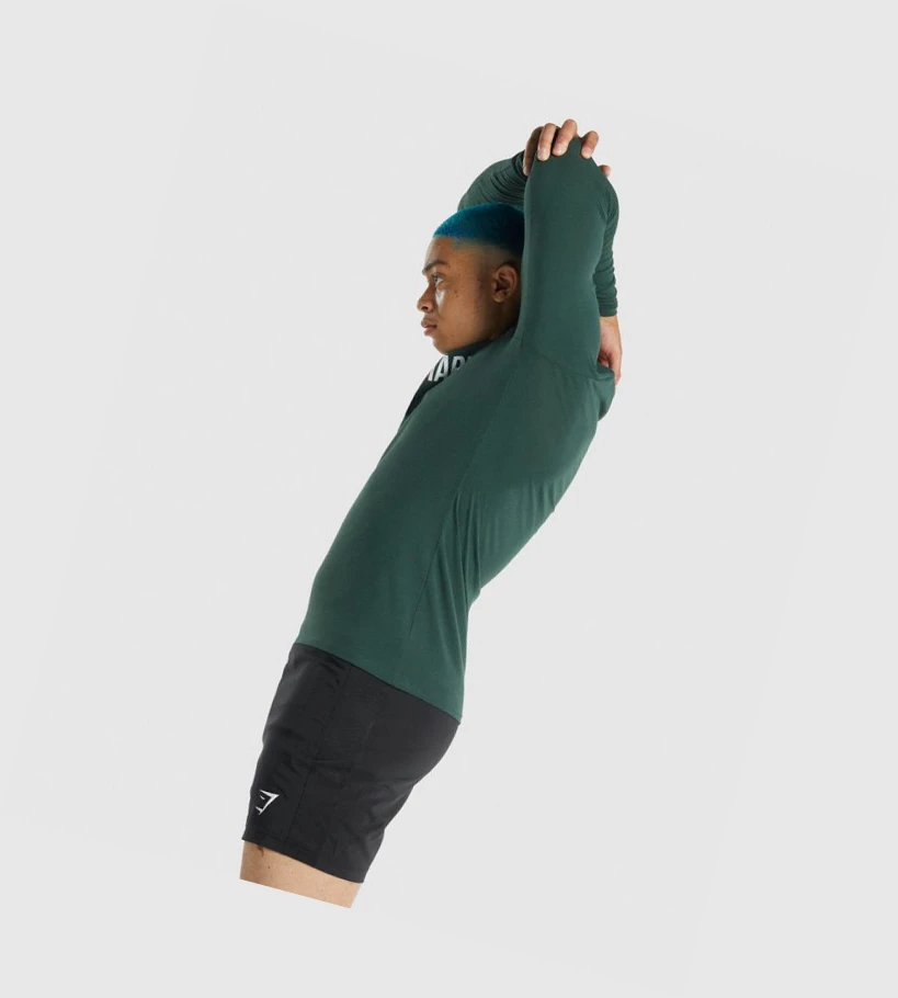 Gymshark Apollo Miesten T Paidat Tummanvihreä | ZFVNHL816