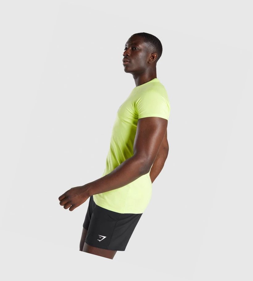 Gymshark Apollo Miesten T Paidat Vihreä | EYILSD780