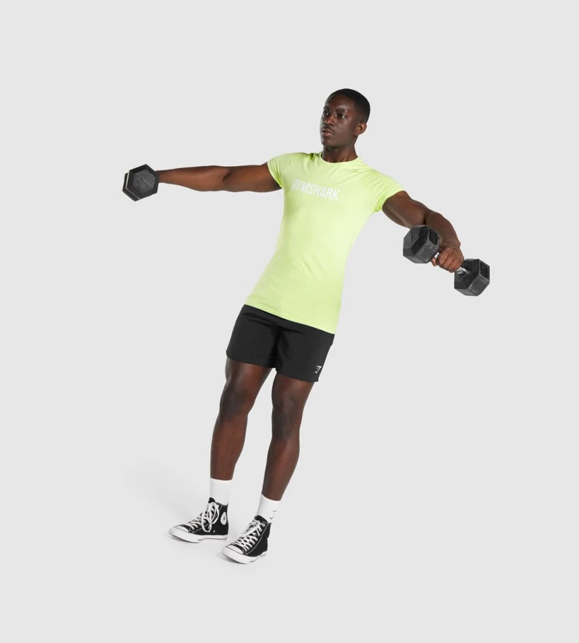 Gymshark Apollo Miesten T Paidat Vihreä | EYILSD780