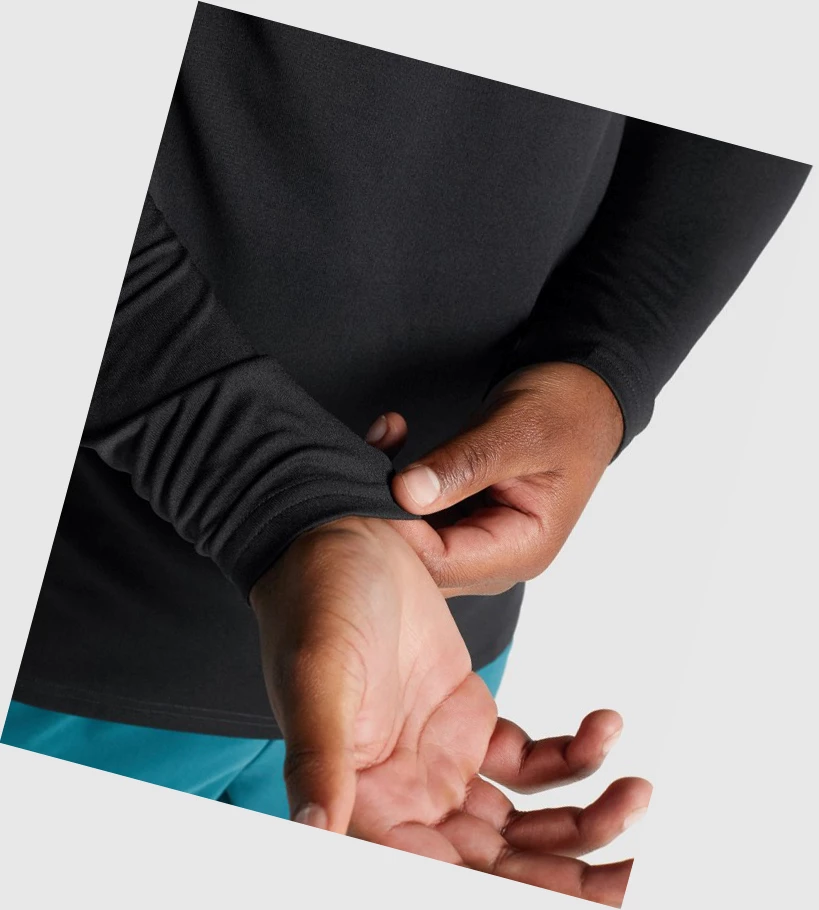 Gymshark Arrival Graafinen Miesten T Paidat Mustat | QZOTPK325