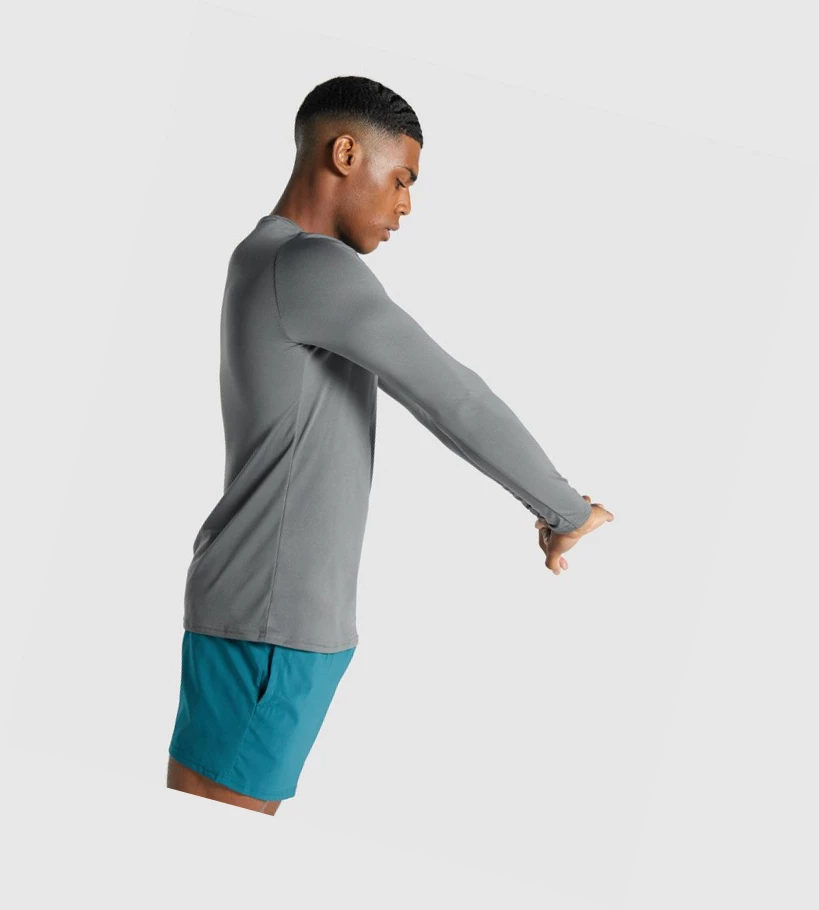 Gymshark Arrival Graafinen Miesten T Paidat Harmaat | RPCEDW523