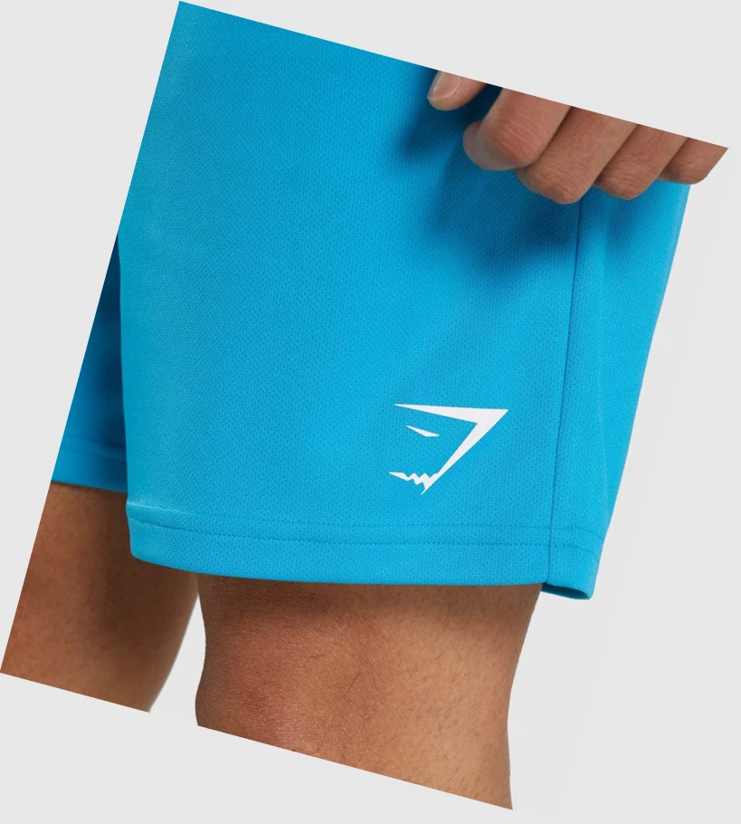 Gymshark Arrival Knitted Miesten Shortsit Vaaleansininen | OIXLBV938