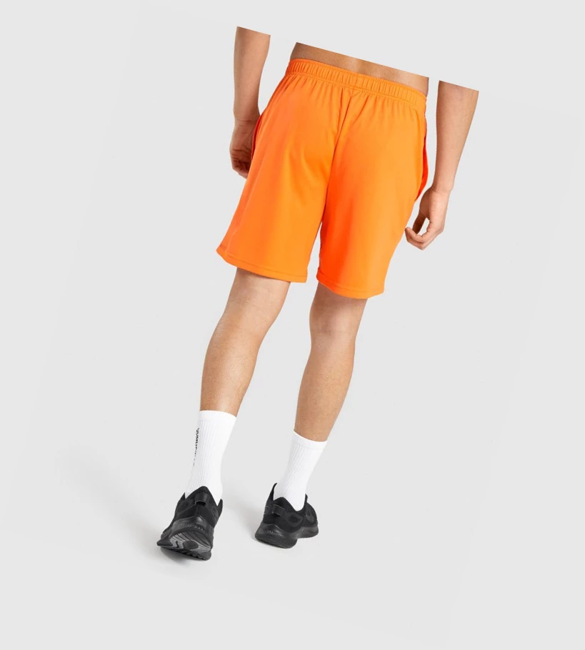Gymshark Arrival Knitted Miesten Shortsit Oranssi | ZNQEIY085