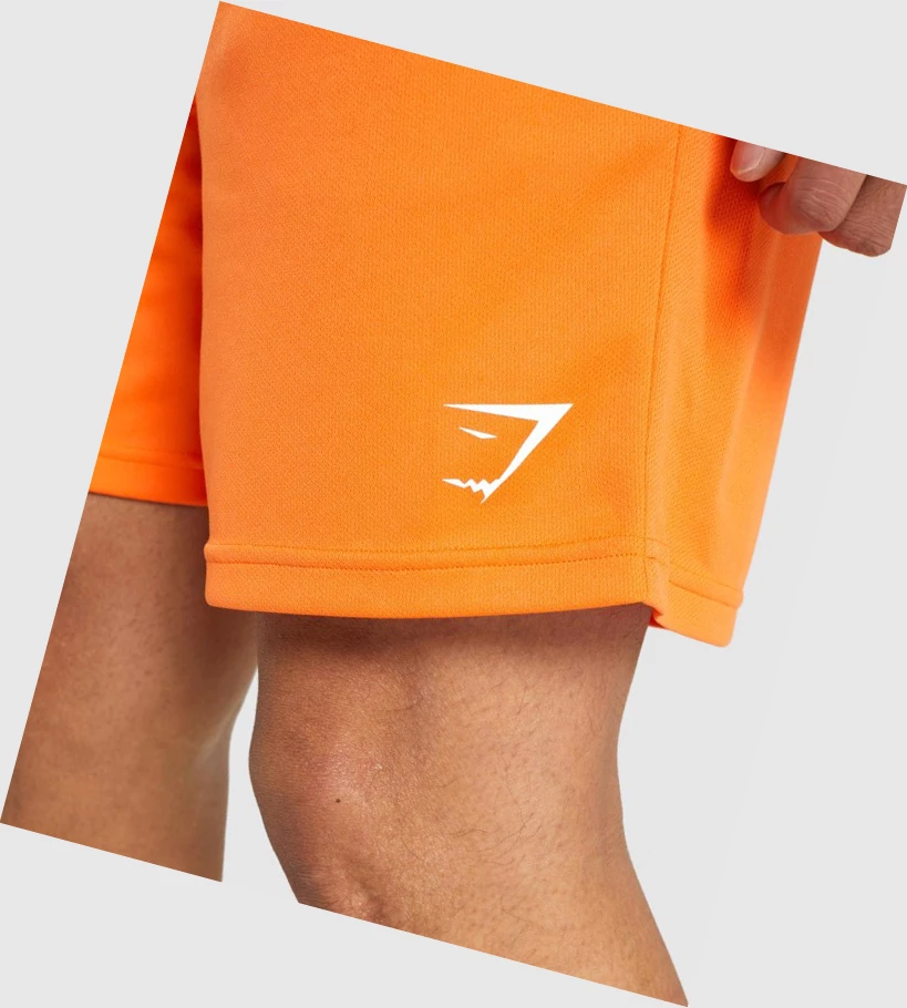 Gymshark Arrival Knitted Miesten Shortsit Oranssi | ZNQEIY085