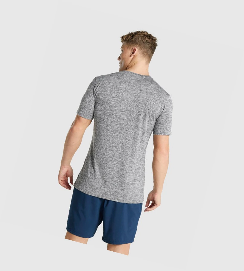 Gymshark Arrival Marl Miesten T Paidat Harmaat | HMKIQC170